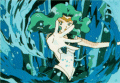 Sailor Neptune utiliza la furia del mar como combate