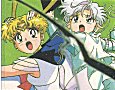 Sailor Moon y Peruru intentan rescatar a Rini